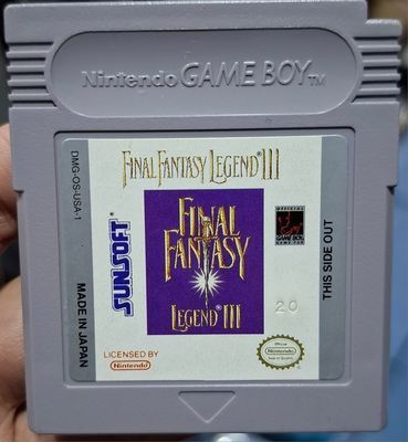 SJ1 Final Fantasy Legend 3 Nintendo Game Boy Cartucho