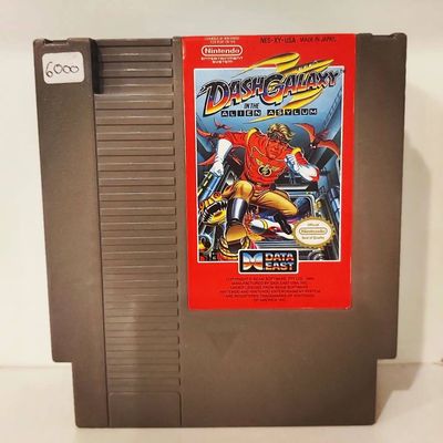 SJ6 Dash Galaxy In the Alien Asylum ORIGINAL NINTENDO NES Game