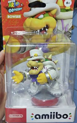 SJ1 Bowser Amiibo Nintendo Nuevo Súper Mario Odissey