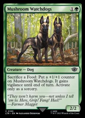 Mushroom Watchdogs 0180  The Lord of the Rings: Tales of Middle-Earth Singles
