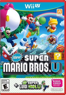SJ2 New Super Mario Bros U Nintendo Wii U Usado Completo Luigi
