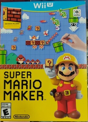 SJ2 Super Mario Maker Nintendo Wii U Usado Completo
