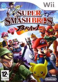 SJ1 Super Smash Bros Brawl Nintendo Wii Usado Completo
