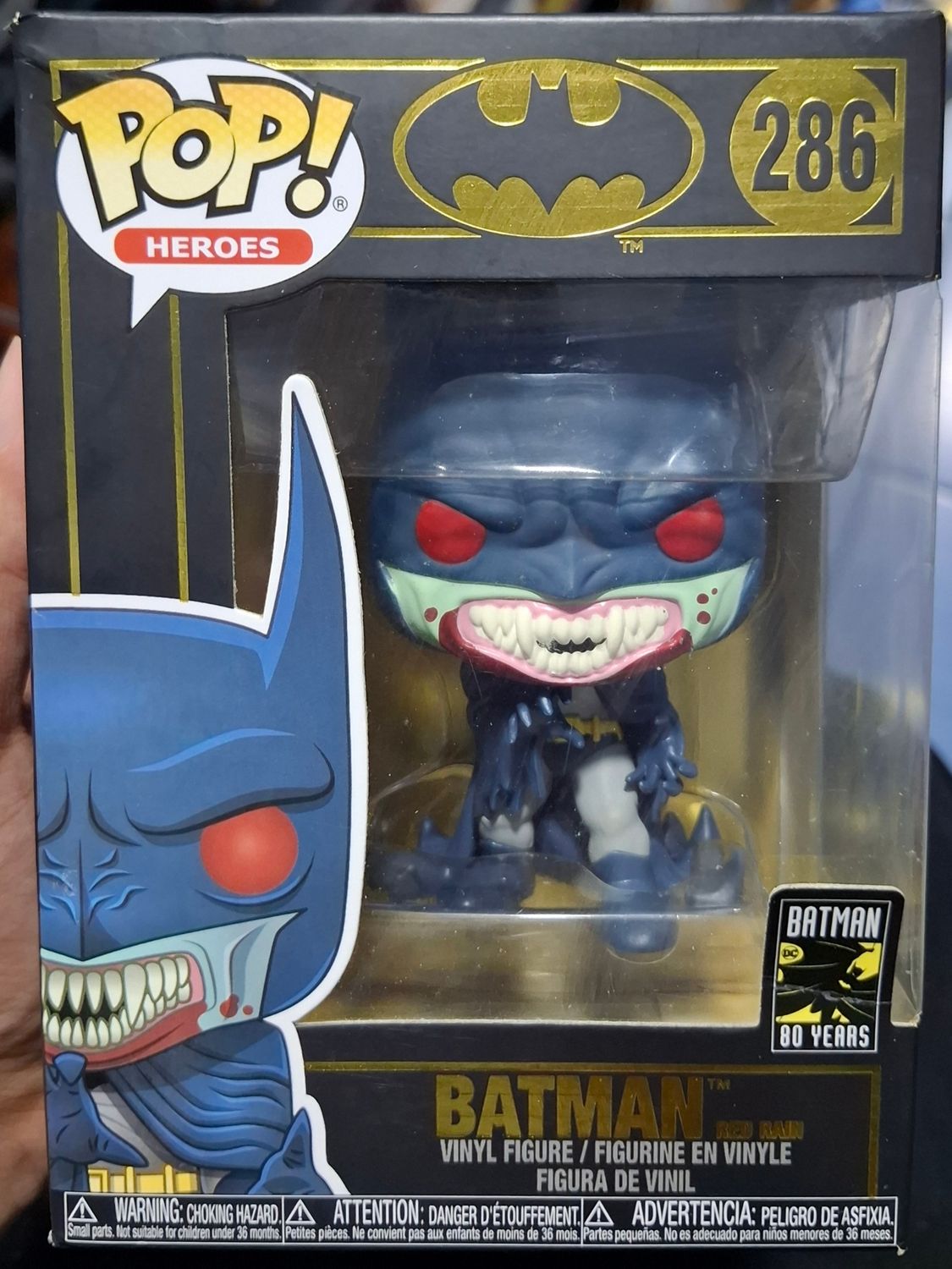 SJ2 Batman Figura Funko Pop Batman Red Rain DC Comics Figura