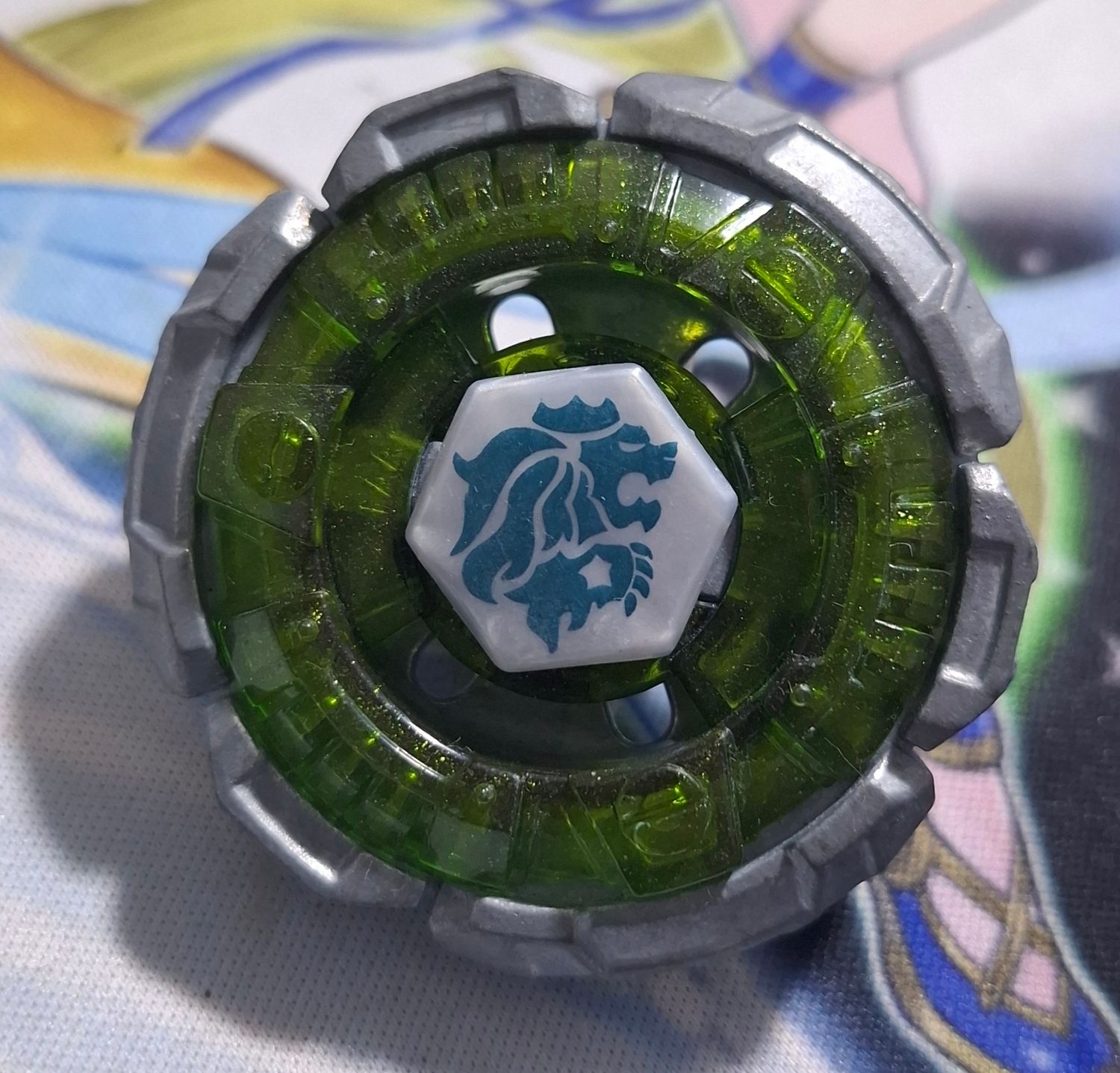 SH4 Beyblade Verde Metal