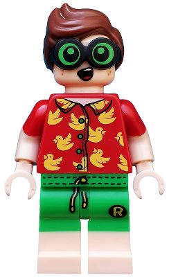 SH8 Robin Vacation Lego Mini Figura Batman Lego