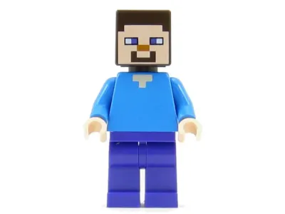 SH8 Steve Figura Lego Mini Figura Minecraft Figura