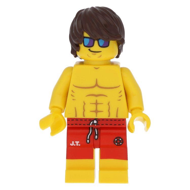 SH8 Lego Lifeguard Lego Mini Figura