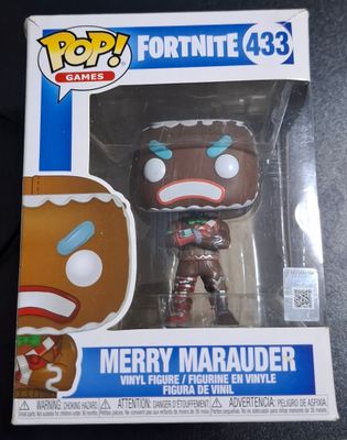 SH8 Merry Marauder Funko Pop Fortnite Figura *Caja Danada*