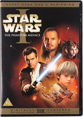SH1 Star Wars The Phantom Menace DVD Usado Completo
