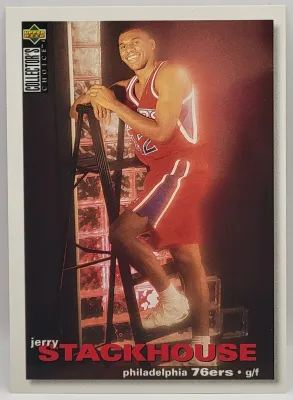 Jerry Stackhouse  1995-96 Upper Deck Collector's Choice International English II - #72 (RC)