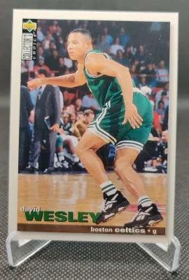 David Wesley 1995-96 Collector's Choice #7 Boston Celtics, baloncesto