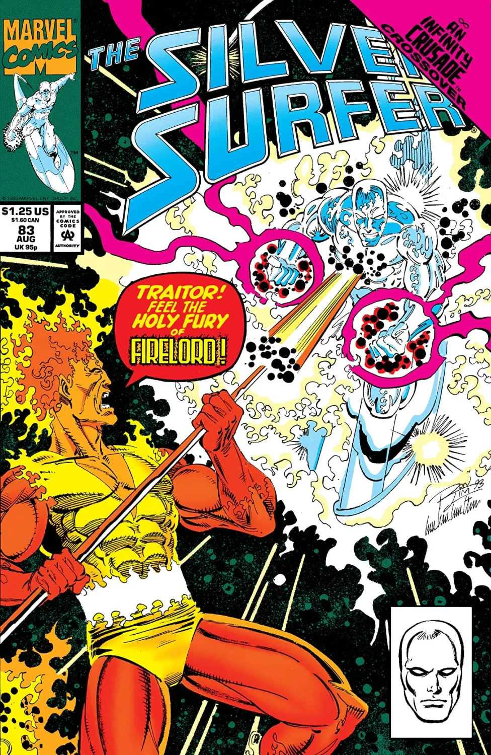 NELA-k The Silver Surfer Issue 83 Marvel Comics Ingles