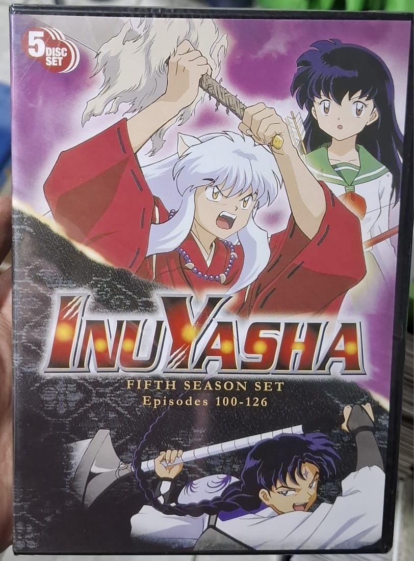 SH1 Inuyasha DVD Original Fifth Season Set Nuevo Sellado