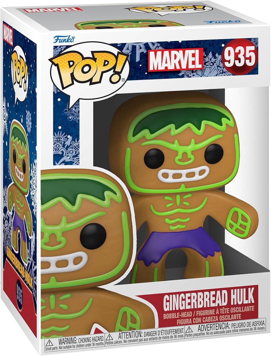 SJ6 Gingerbread Hulk Figura Funko Pop Marvel
