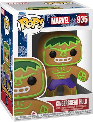 SJ6 Gingerbread Hulk Figura Funko Pop Marvel