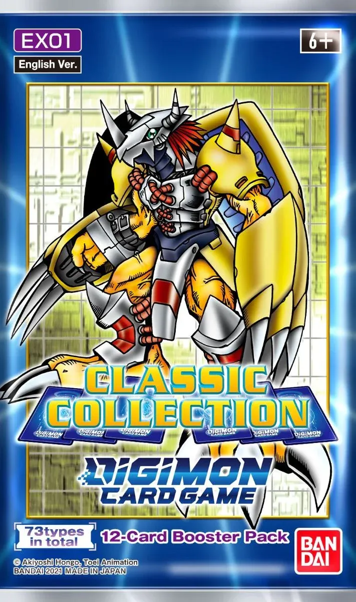 SJ3 Digimon Classic Collection Booster Pack Ingles