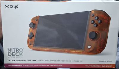 SH1 Nitro Deck Orange Zest con Estuche para Nintendo Switch y Oled Nuevo