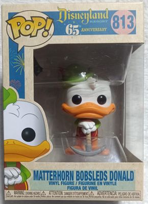 SJ1  Donald Duck  Disney Resort  Funko 813 Matterhorn Bobsleds.