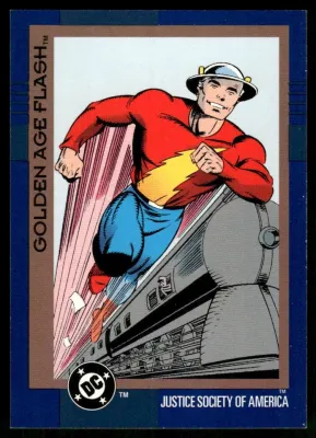 1993 SkyBox DC Cosmic Teams #51 Golden Age Flash