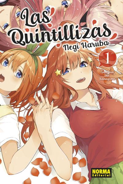 SJ2 Las Quintillizas Manga Volumen 1 Espanol Norma