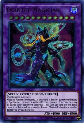 SJF Quintet Magician - DUPO-EN040 - Ultra Rare 1st Edition Duel Power 1st Edition Singles