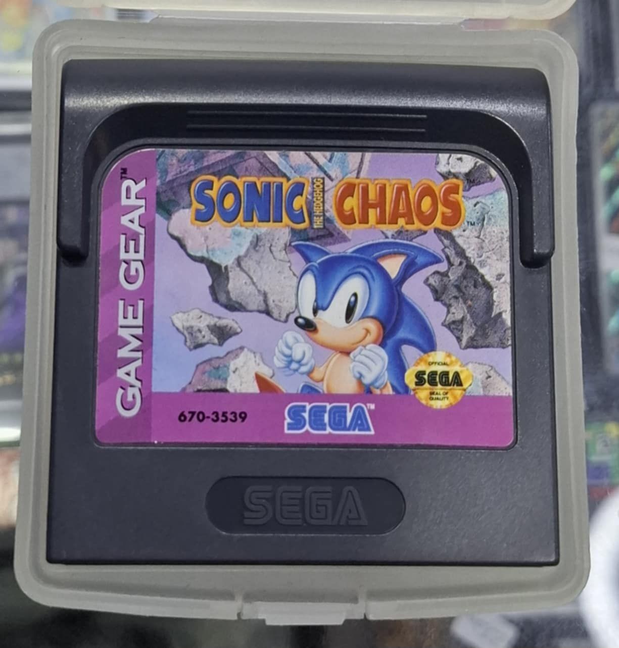 SH1 Sonic Chaos Sega Game Gear Cartucho