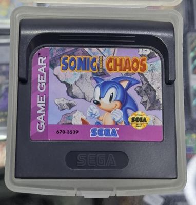 SH1 Sonic Chaos Sega Game Gear Cartucho
