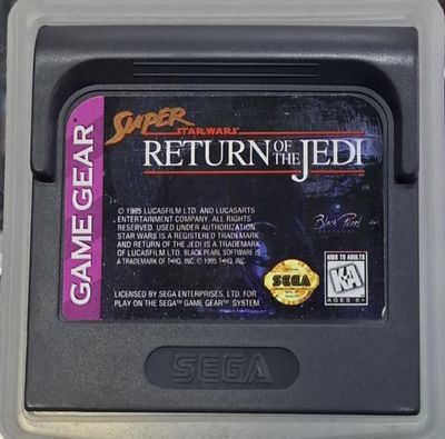 SH Super Star Wars: Return of the Jedi Sega Game Gear Cartucho