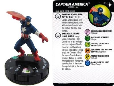 Captain America #017 Secret Wars - Battleworld Marvel Heroclix Marvel: Secret Wars - Battleworld Singles *Sin Tarjeta*