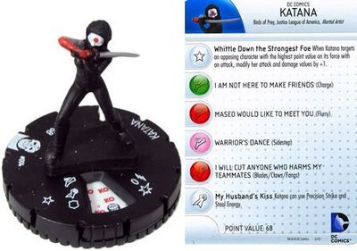 Katana #004 Justice League: Trinity War Booster Set DC HeroClix Justice League: Trinity War Booster Set Singles *Sin Tarjeta*