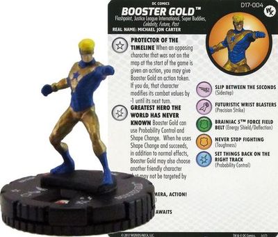 Booster Gold #D17-004 Wizkids Promo DC Heroclix Heroclix WizKids Promos *Sin Tarjeta*