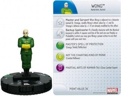 Wong #023 Amazing Spider-Man Marvel Heroclix Amazing Spider-Man Booster Set Singles *Sin Tarjeta*