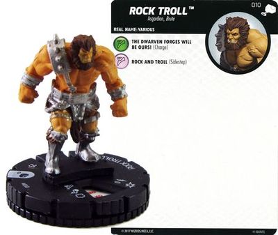 Rock Troll #010 The Mighty Thor Marvel Heroclix The Mighty Thor Singles *Sin Tarjeta*