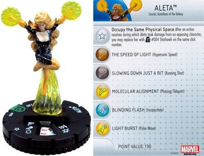 Aleta #024 Guardians of the Galaxy Booster Set Marvel Heroclix Guardians of the Galaxy Booster Set *Sin Tarjeta*