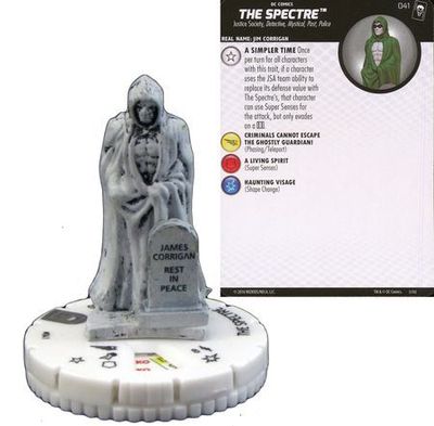 Spectre (Sketch Variant) #041 The Joker's Wild! DC Heroclix DC: The Joker's Wild Sketch Variant Singles *Sin Tarjeta*