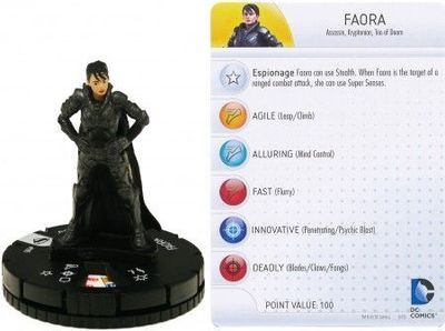 SH Faora #105 Man of Steel Starter Set DC Heroclix Man of Steel Starter Set Singles *Sin Tarjeta*