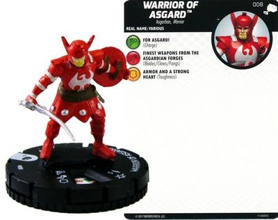 Warrior of Asgard #008 The Mighty Thor Marvel Heroclix The Mighty Thor Singles *SIn Tarjeta*