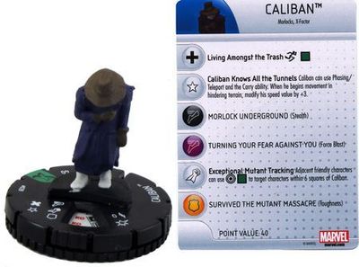 Caliban #028 The Uncanny X-Men Marvel Heroclix Marvel: The Uncanny X-Men Singles *Sin Tarjeta*