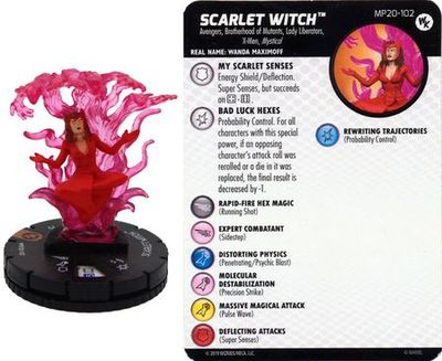 Scarlet Witch #MP20-102 2020 Convention Exclusive Marvel Heroclix Heroclix 2020 Convention Exclusives Completo