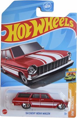 SH14 64 Chevy Nova Wagon Hot Wheels HW Wagons 222/250