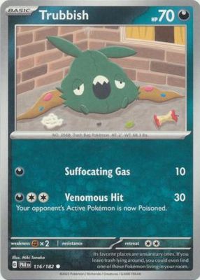 Trubbish - 116/182 - Common Scarlet &amp; Violet: Paradox Rift Singles