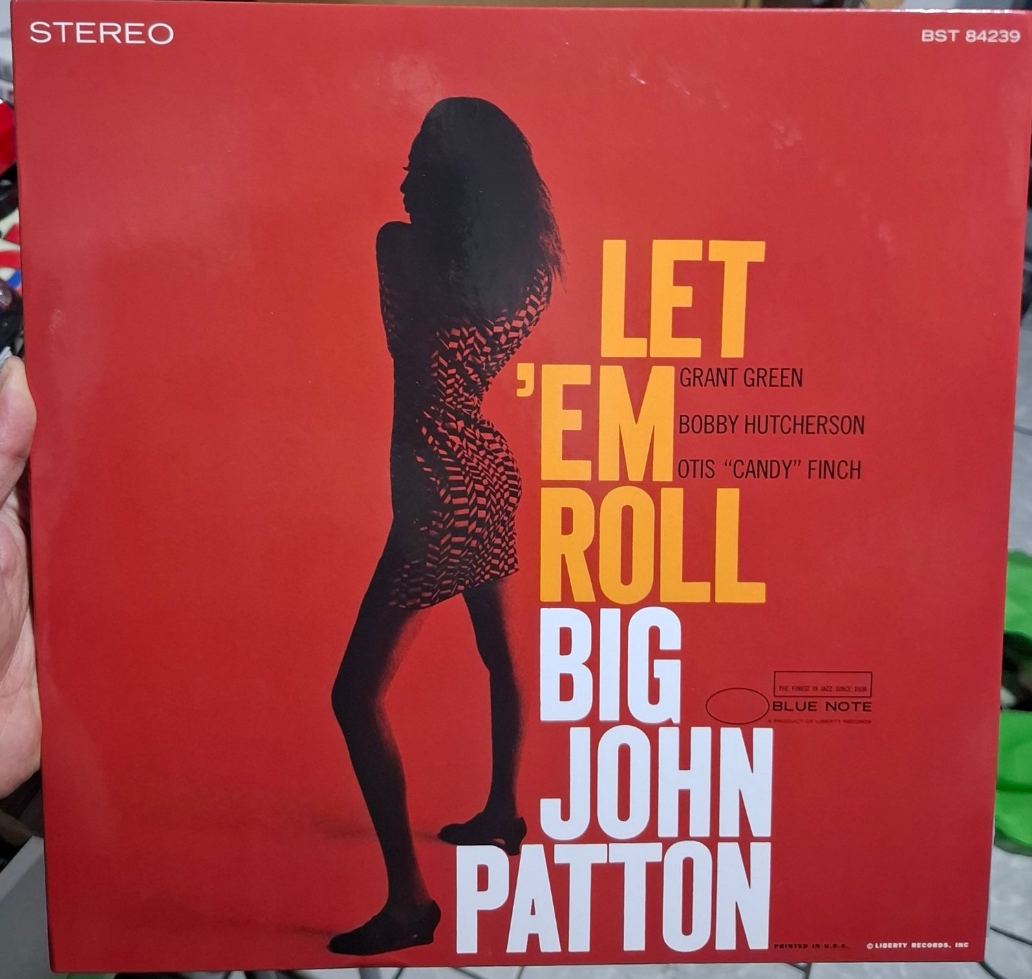 SH1 Let Em Roll Big John Patton Disco de Vinilo Completo Disco de Acetato