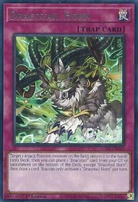 BAF1 Dracotail Horn - JUSH-EN010 - Rare 1st Edition Justice Hunters 1st Edition Singles