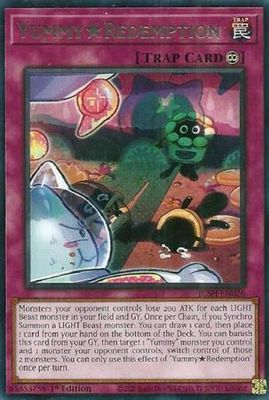 SJ YummyRedemption - JUSH-EN026 - Super Rare 1st Edition Justice Hunters 1st Edition Singles