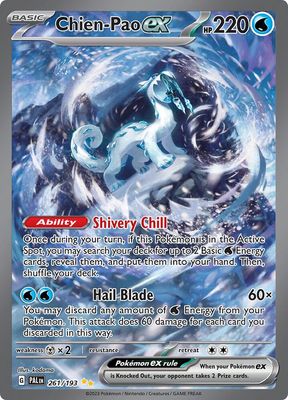 SJ Chien-Pao ex - 261/193 - SV02: Paldea Evolved (PAL) SV02: Paldea Evolved (Espanol)