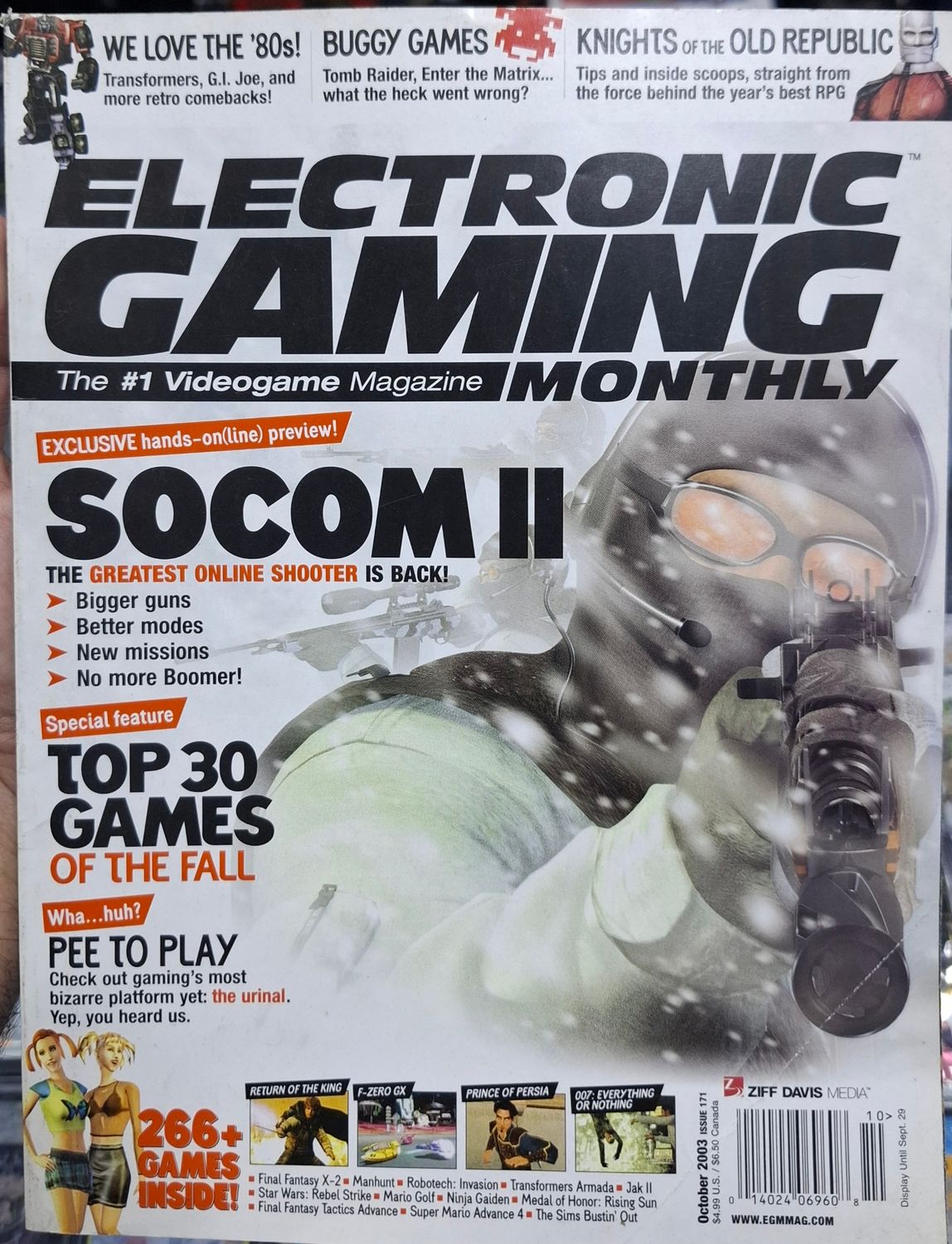 SJ2 Electronic Gaming Monthly Revista Numero 171 Socom 2