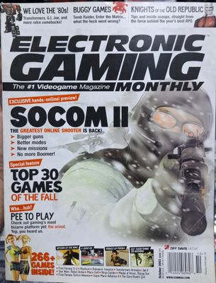 SJ2 Electronic Gaming Monthly Revista Numero 171 Socom 2