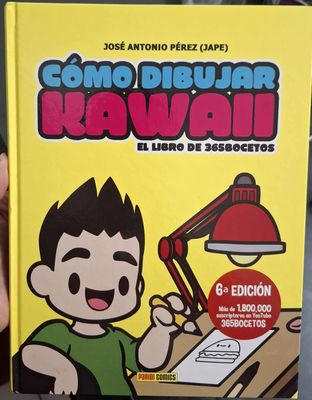 SH1 Como Dibujar Kawaii Libro Espanol Panini Tapa Dura