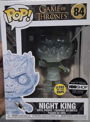 SJ3 Night King Figura Funko Pop Game of Thrones Figura 84 Glows in the Dark